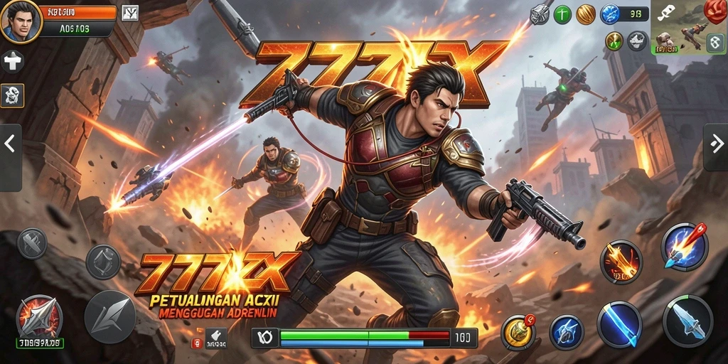 Tangkapan layar gameplay 777ZX yang penuh aksi dan tantangan.