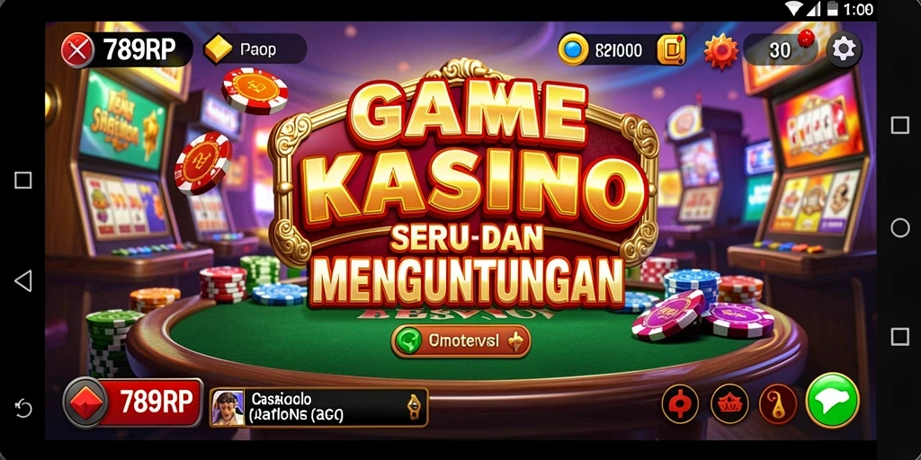 Screenshot gameplay 789RP menampilkan momen seru di kasino.