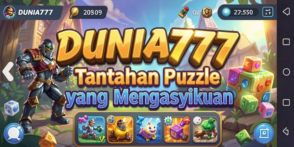 Screenshot gameplay menampilkan tantangan puzzle yang seru.