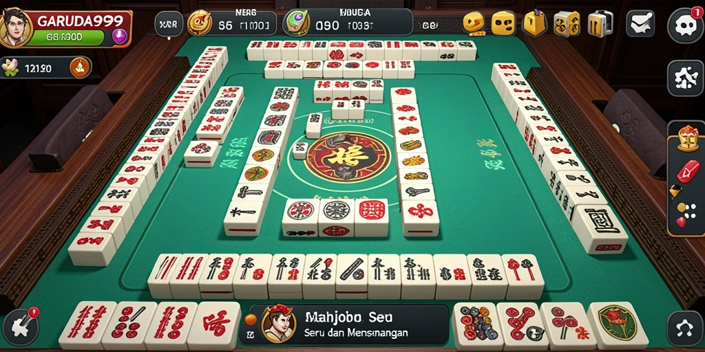 Tangkapan layar GARUDA999 menampilkan pengalaman gameplay Mahjong yang menarik dan seru.