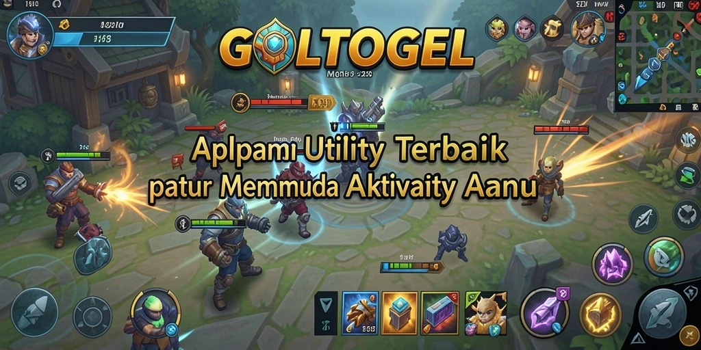 Tampilan antarmuka utama GOLTOGEL yang intuitif dan ramah pengguna.
