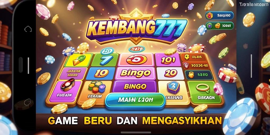 Tampilan gameplay Bingo KEMBANG777 yang menarik dan interaktif.