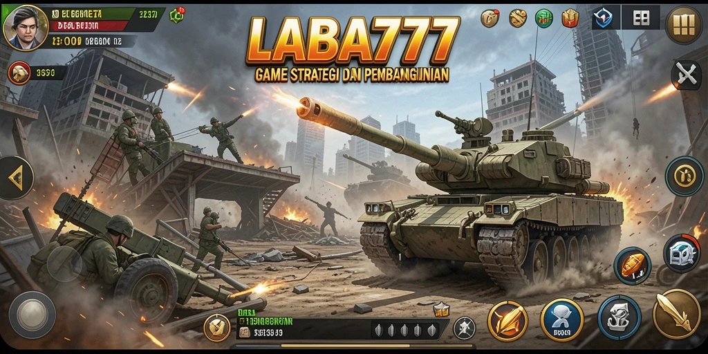 Screenshot LABA777 menampilkan strategi membangun kerajaan yang seru.