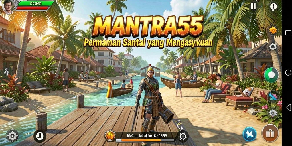 Tampilan gameplay <strong>MANTRA55</strong> yang seru dan mengasyikkan.