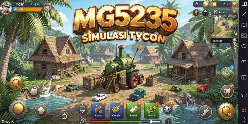 Tampilan gameplay <strong>MG525</strong> yang menarik dan penuh strategi Tycoon.