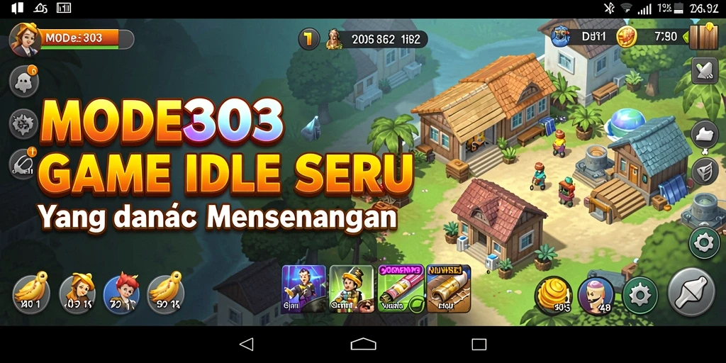 Gameplay seru MODE303 dengan otomatisasi sumber daya yang efisien.