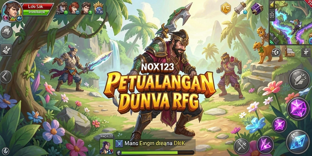 Tayangan gameplay epik dalam dunia RPG yang menakjubkan.