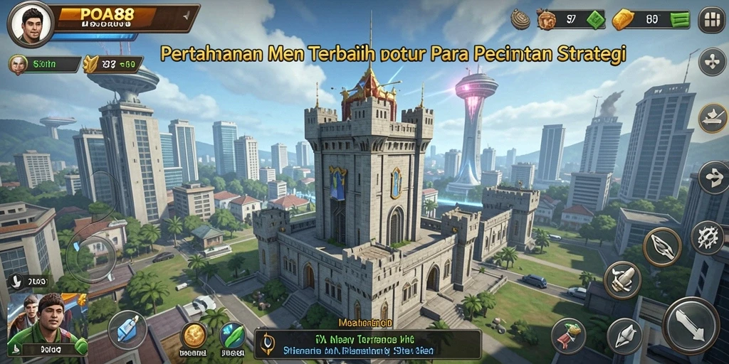 Tampilan epik pertempuran menara dalam POA88 yang mendebarkan.