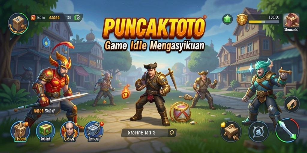 Tampilan gameplay PUNCAKTOTO yang seru dan santai.