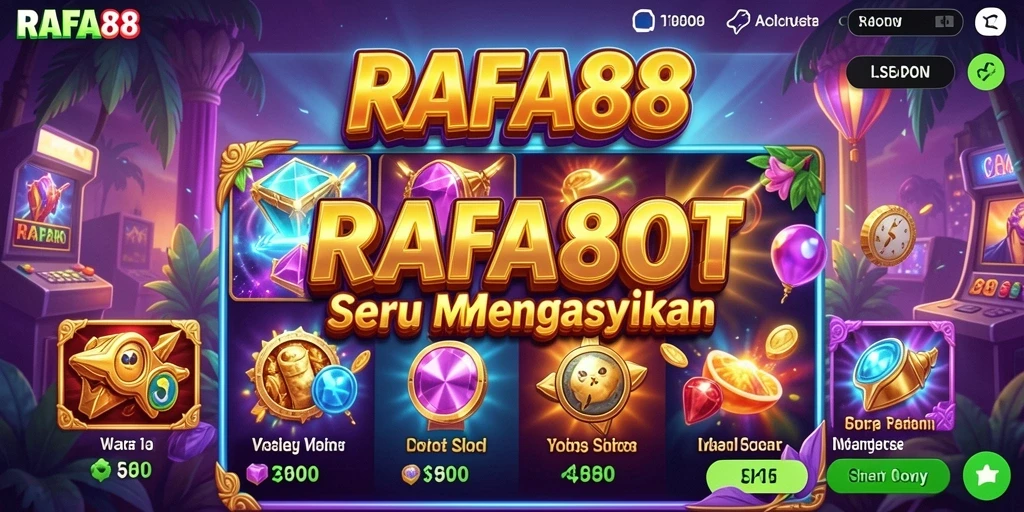 Tampilan menawan dari gameplay Slot di RAFA88.