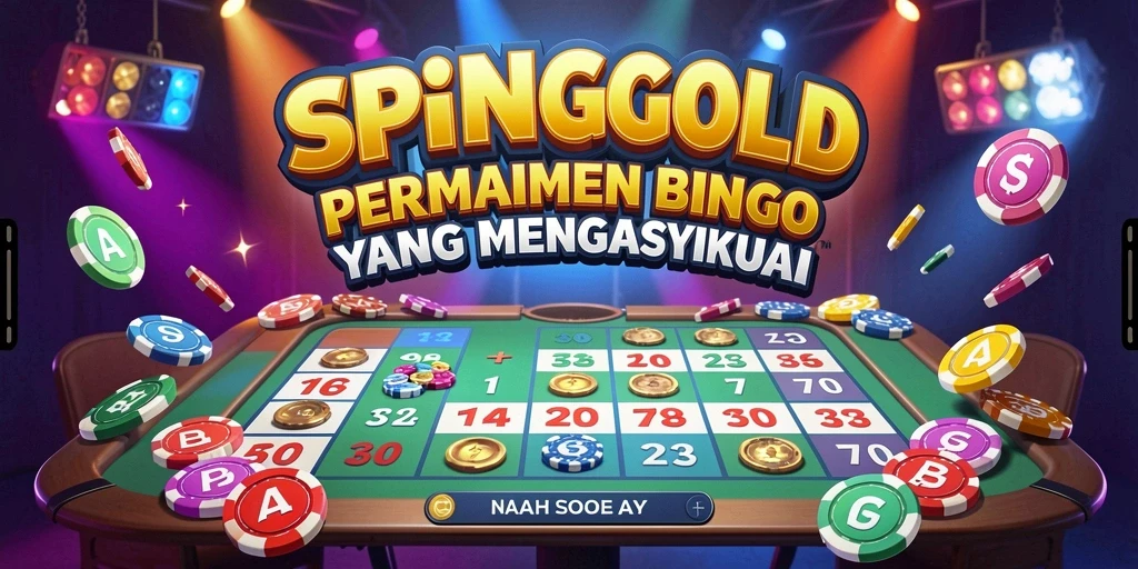 Tampilan gameplay Bingo yang menarik di SPINGOLD.