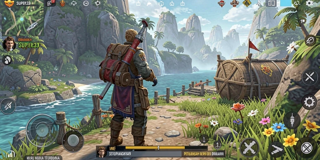 Tangkapan layar menunjukkan aksi seru dari gameplay Open World yang menakjubkan.
