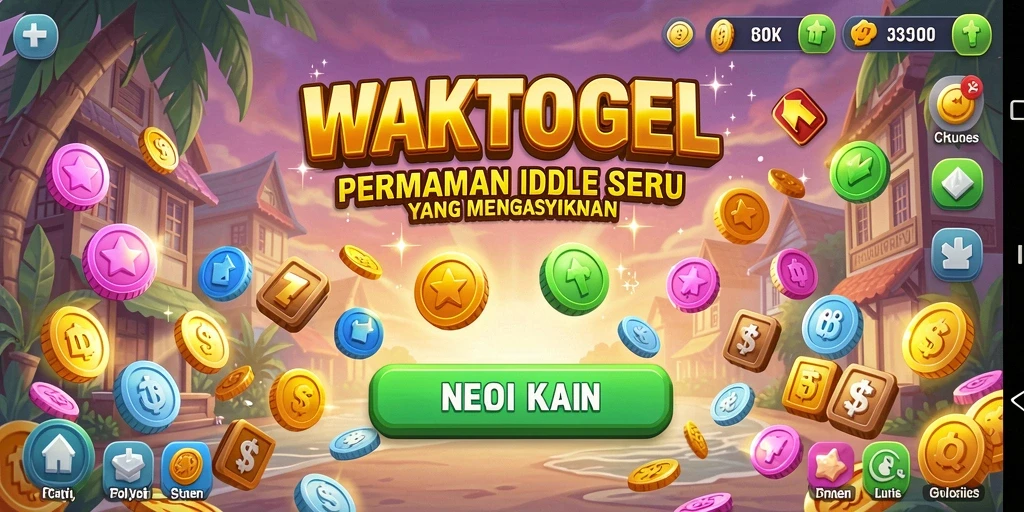 Tampilan gameplay <strong>WAKTOGEL</strong> yang menarik dan memikat.