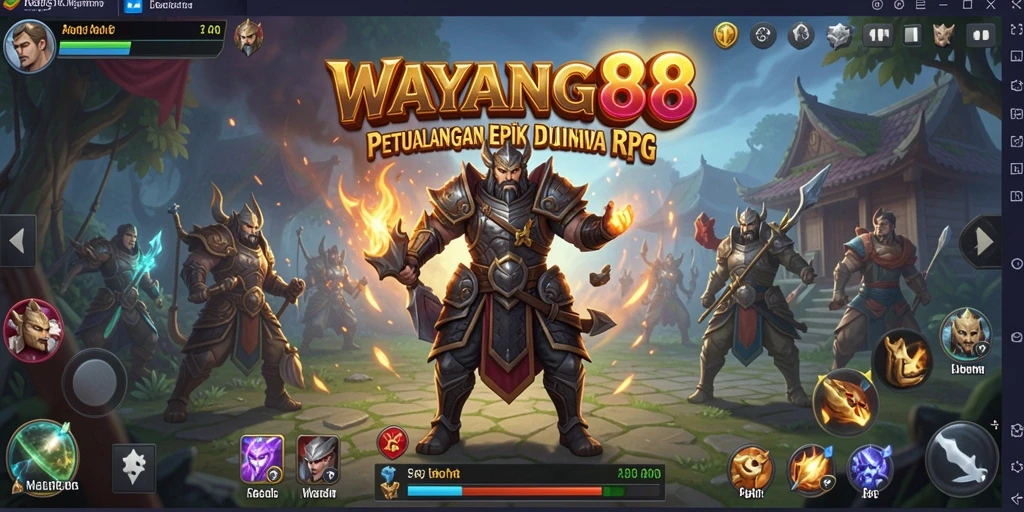 Tampilkan gameplay epik dalam WAYANG88 dengan karakter unik dan pertarungan strategis.